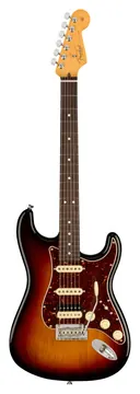 Fender American Professional II Stratocaster RW 3-Color Sunburst Chitarra elettrica con borsa