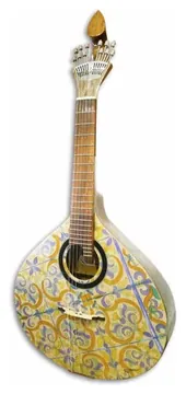 Guitarra Portuguesa APC GFHPCB Modelo Coimbra Spruce Mogno Pintada à Mão