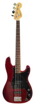 Squier Affinity P J Bass metallic red