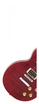 Vintage V100T Reissued Electric Guitar ~ Flamed Trans Wine Red