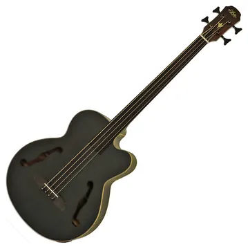 Aria FEB-F2M/FL Medium Scale Fretless Bass Stained Black