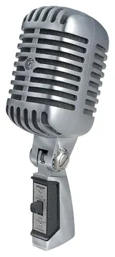 Shure 55 SH II Unidyne Dynamisches Mikrofon Legendäres Gasangsmikrofon in nostalgischem Design