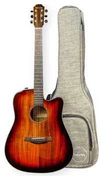 Benson EXD500CFX Exodus Series Folk Koa Burst Pré com Efeitos Aço C/ Bag