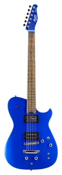 Manson Guitar Works Meta Series MBM-2 Sustainiac/Fuzz Factory Electric Guitar, Meta Blue