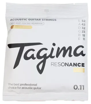 Encordoamento de Violão Aço Tagima Resonance Pro Nano 011