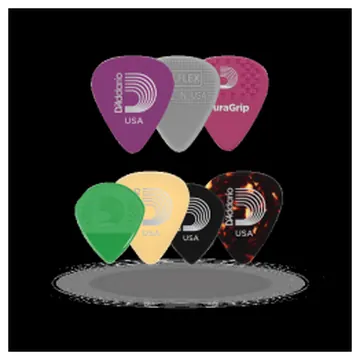 D'Addario 1XVP6-5 Pack de 7 médiators Heavy