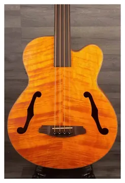 Aria FEB F2/FL Fretless Acoustic Bass Natural