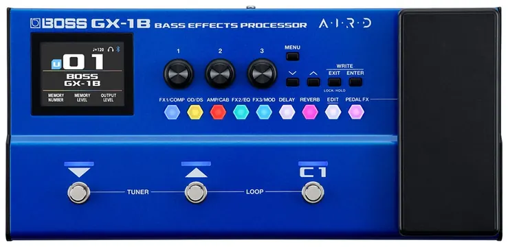 Boss Pedaleira Boss GX-1B Multi Efeitos P/ Contrabaixo