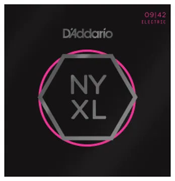 D'addario NYXL0942 Nickel Wound - Super Light 09-42 - jeu de 6 cordes