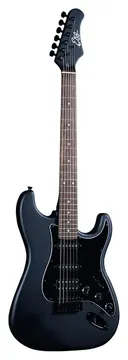 Eko ST-350 MATT BLACK Chitarra Elettrica 22 Tasti con switch blade 5 vie