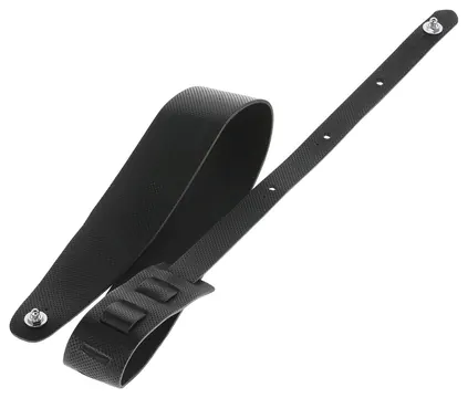Gewa Gitarrengurt Premium Plain 70 Security Locks Farbe:Black Punctured