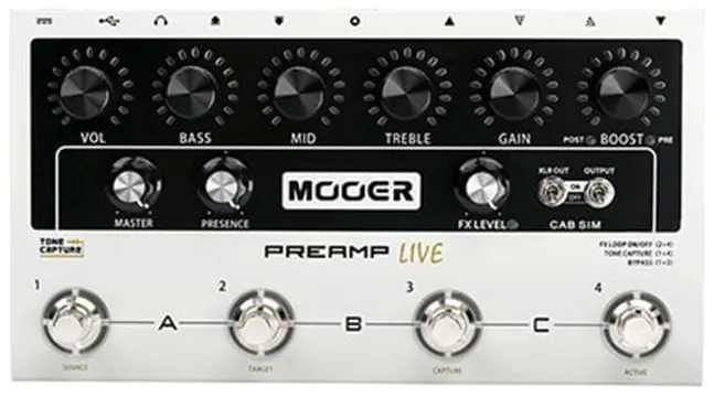 Mooer Pedaleira Mooer M999 P/ Guit (Preamplive)