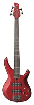 Yamaha Contrabaixo Yamaha TRBX305 CAR 5 Cordas TRBX Series Ativo Vermelho C/ Escala Escura
