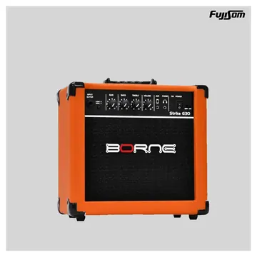 Borne Cubo Borne Para Guitarra Strike G-30 Laranja 15W| Fujisom