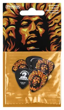 Dunlop JHP14HV Jimi Hendrix '69 Psych Series Voodoo Fire Players' Plettri