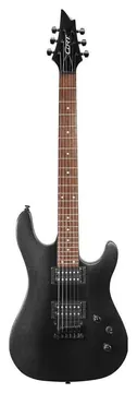 Cort E-Gitarre KX100, Black Metallic