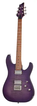 Schecter C-1 Standard Plus Transparent Purple Burst