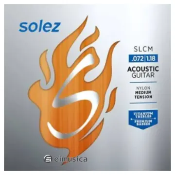 Solez Encordoamento para Violão de Nylon Solez - Modelo SLCM - Tensão Média