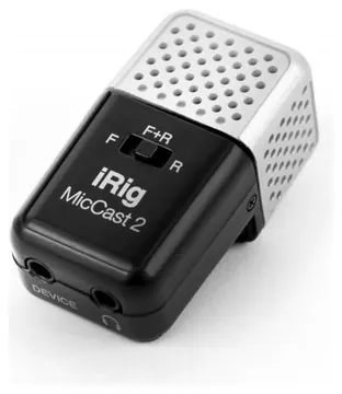 Ik multimedia iRig Mic Cast 2 - Microfono per registrazioni vocali