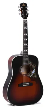 Sigma DA-SG7 Elektro-Akustik-Gitarre inkl. Softcase, sunburst