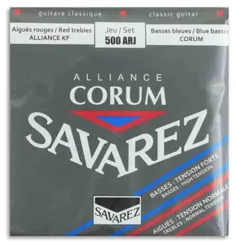 Jogo de Cordas Savarez 500 ARJ para Guitarra Clássica Corum Alliance