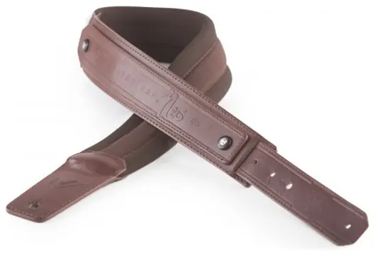 GruvGear SoloStrap Neo 2.5 Brown Neopren-Gitarrengurt 63mm