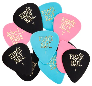 Ernie Ball 9176 Celluloid Pick Pack thin 0,46mm Plektren (12 Stück)