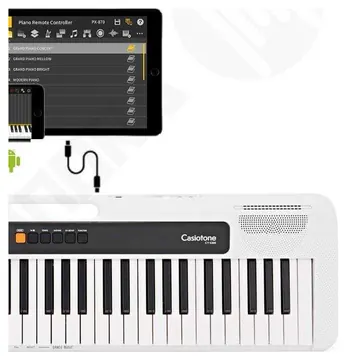 Casio Teclado Musical CASIOTONE CT-S200 CASIO Branco 61 Teclas Aplicativo Chordana Play
