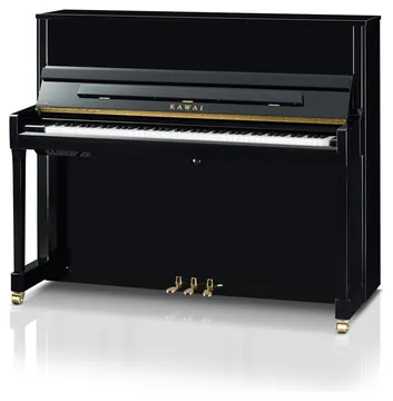 Kawai K-300 Klavier schwarz poliert mit AURES-2-Hybridsystem – Millennium-III-Mechanik, Fichten-Resonanzboden