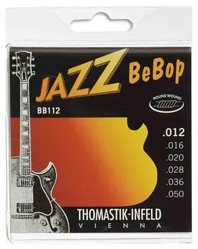 Jogo de Cordas Thomastik 012 BB 12 Bebop para Guitarra Elétrica Jazz