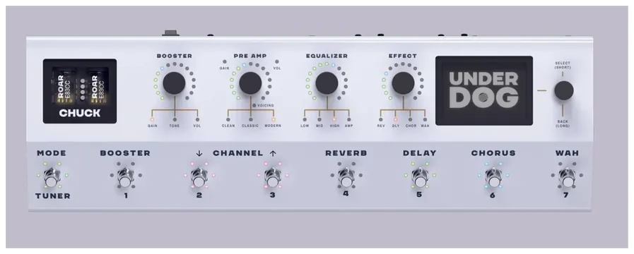 Underdog Chuck Röhren-Multieffekt im Pedal-Format