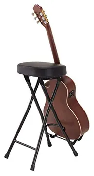 Soundsation GSGT-500 Sgabello per chitarrista con supporto per chitarra