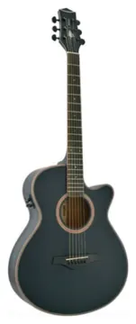 Phoenix Anatômico Folk Elétrico White Preto AH-106 BK M40 - PHX
