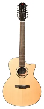 Seizi Supreme Ryu Cutaway 12 Cordas - Spruce Natural Satin