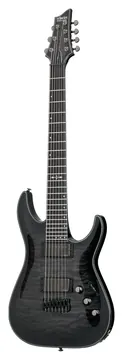 Schecter E-Gitarre Hellraiser Hybrid C-7, Trans Black Burst
