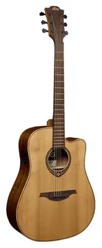 LAG T170DCE "tramontane" Guitare Folk Electro Dreadnought Nat.
