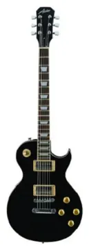 Austin Guitarra Elétrica Super 6 Pro Black AS6PROBK