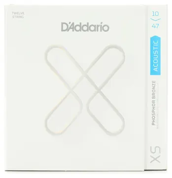 D'addario XSAPB1047-12 Acoustic Phosphor Bronze Extra Light 10-47 12-String