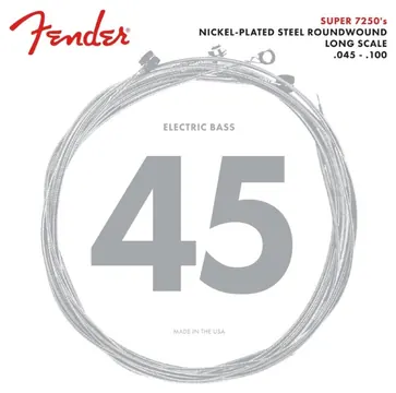 Fender Super Bass 7250ML Nickel Plated Steel Bass Guitar Strings