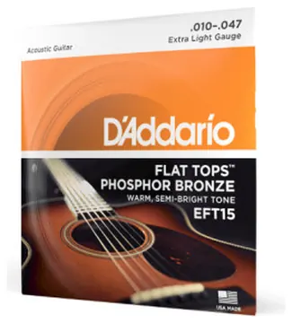 Daddario D'Addario EFT15 cordas 10-47 Extra Light