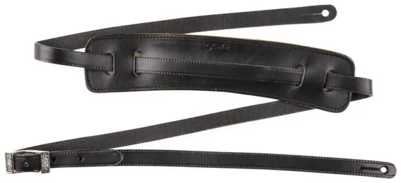 Fender Super Deluxe VIntage-style Strap Black 2"