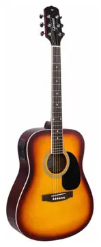 Giannini Folk Elétrico Gd-1eq Ts Não Cutway Tobacco Sunburst (6403)