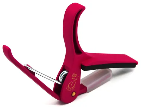 Grover GP-750 RD Offset Ultra Capo Kapodaster, rot