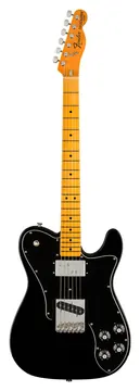 Fender American Vintage II 77 Telecaster Custom Electric Guitar, Maple FB, Black