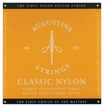 Augustine Encordoamento Augustine Classic Gold para Violão de Nylon em Tensão Normal/Média