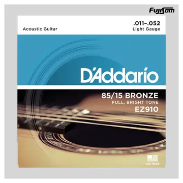 Daddario Encordoamento Daddario Para Violão Aço 011 EZ-910| Fujisom