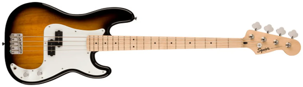 Fender Squier Sonic Precision Bass MN White Pickguard 2-Color Sunburst