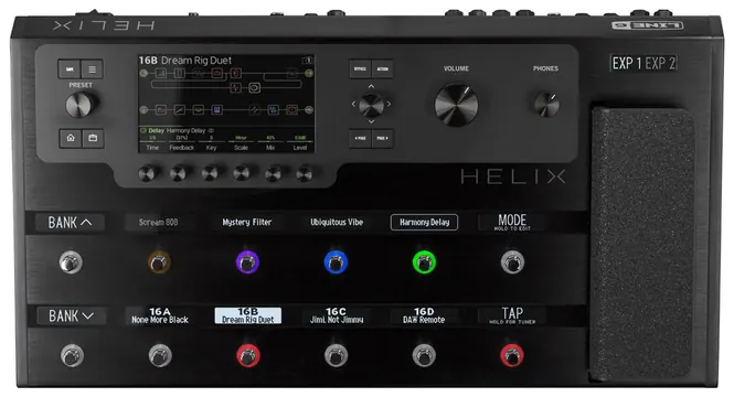 Line 6 Helix Floor , Flagship Multi Effects Processor