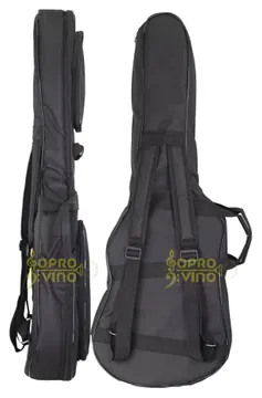 Protection Bags Capa Violão Jumbo PVC Emborrachado Preto c/ Pelúcia Alta Qualidade Protection Bags