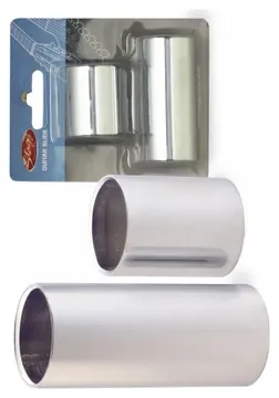 Stagg SGS-M Electric Or Acoustic Guitar Chrome Steel Slide Set Medium